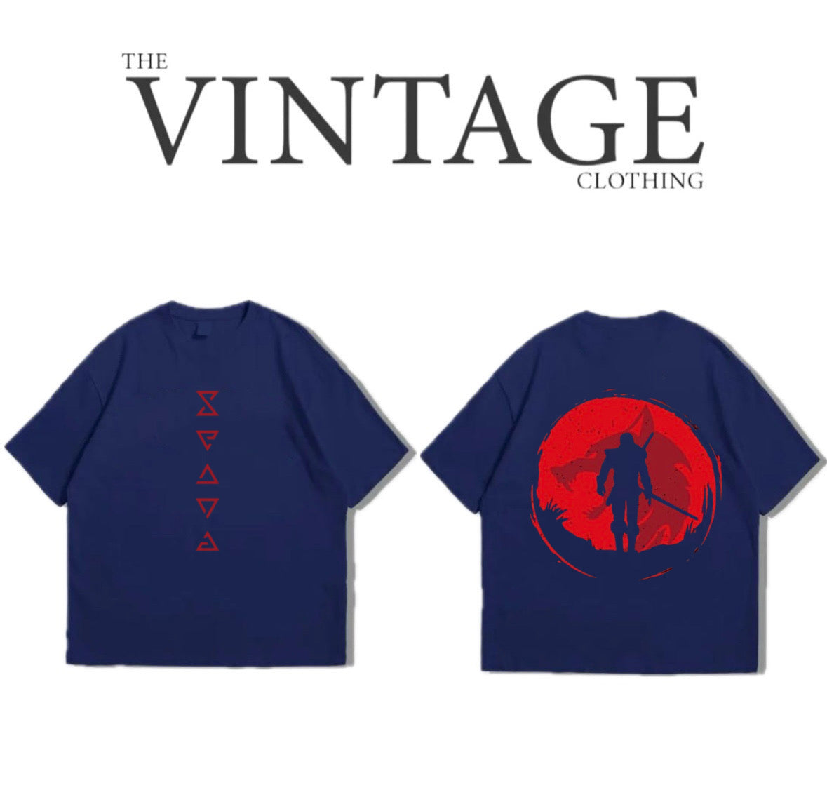 Warrior Oversized Dropshoulder Tee - DTF Printed Tshirt for Men and Women