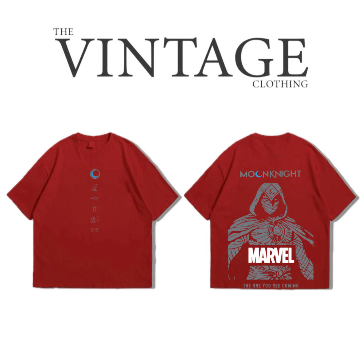 Moonlight Oversized Dropshoulder Tee - DTF Printed Tshirt for Men and Women