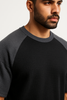 Pack of 2 - Oversized Raglan Waffle Knit T-Shirt