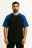 Pack of 2 - Oversized Raglan Waffle Knit T-Shirt