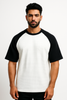 Pack of 2 - Oversized Raglan Waffle Knit T-Shirts