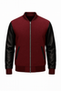 Men’s Bomber Jacket - Maroon
