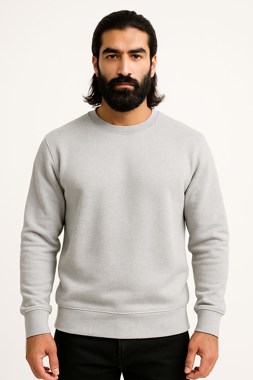 Pack of 2 Basic Blue & Grey Premium Men’s Sweatshirt