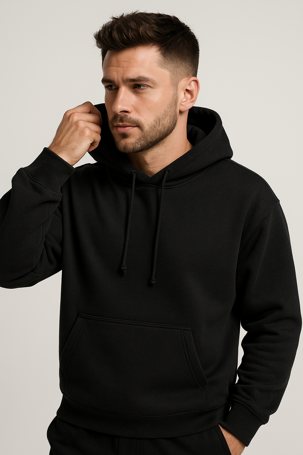 Pack of 2 Basic Black & White Hoodies