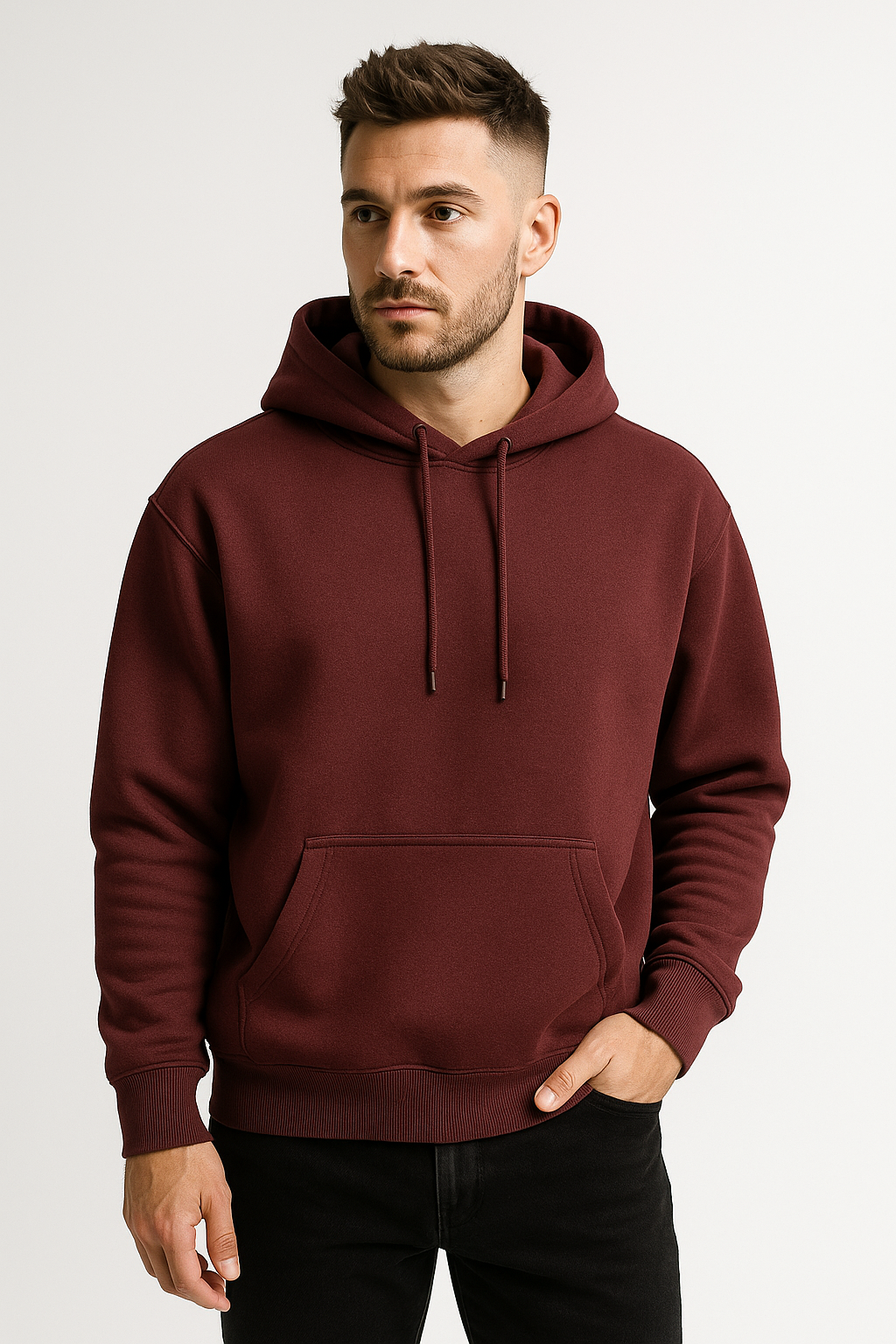 Pack of 2 Basic Maroon & Green Hoodies