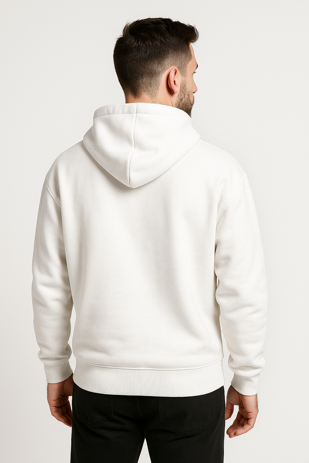 Pack of 2 Basic White & Maroon Hoodies