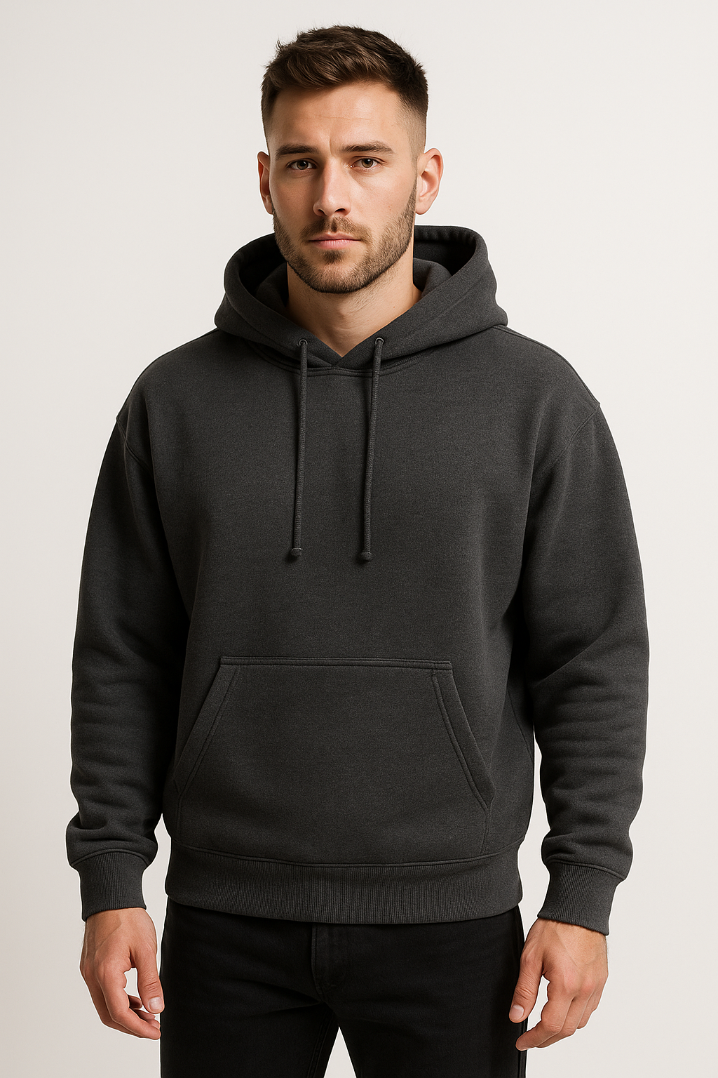 Pack of 2 Basic Charcoal & Green Hoodies