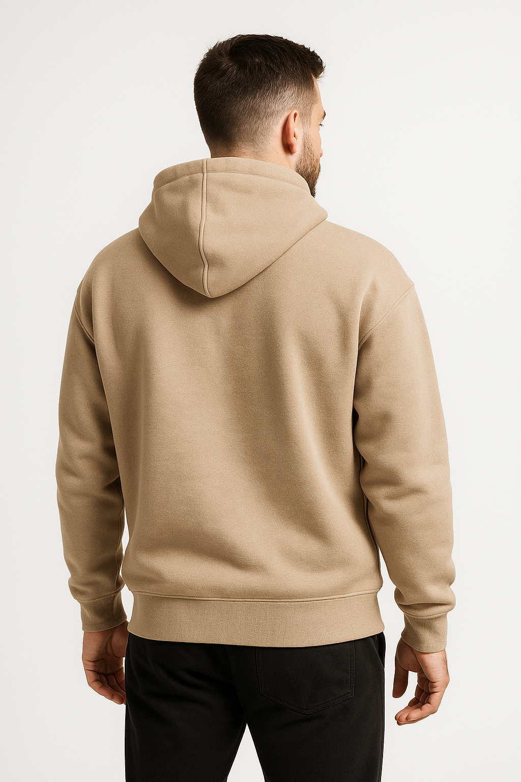 Pack of 2 Basic White & Beige Hoodies