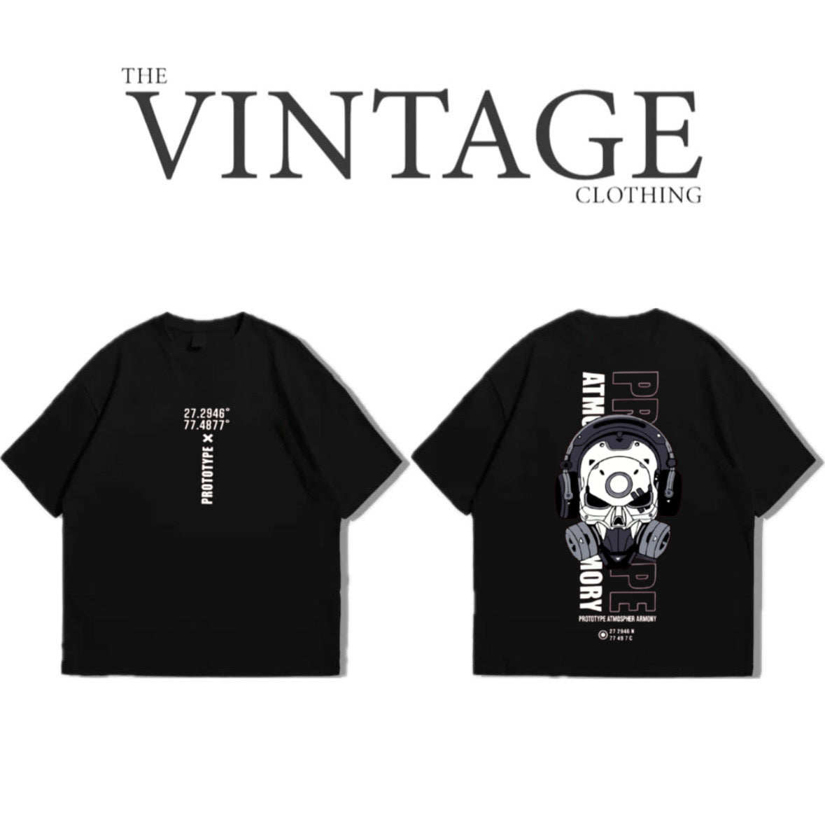 Prototype Oversized Dropshoulder Tee - DTF Printed Tshirt for Men and Women