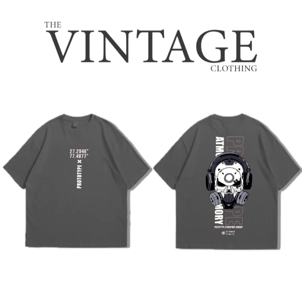 Prototype Oversized Dropshoulder Tee - DTF Printed Tshirt for Men and Women